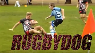 Rugby player 'breaks ankle' then scores magnificent solo try