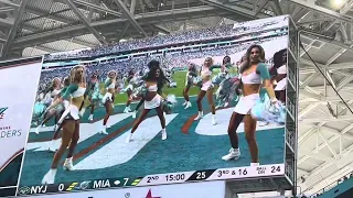 Miami Dolphins Cheerleaders 12/17/2023 Performance