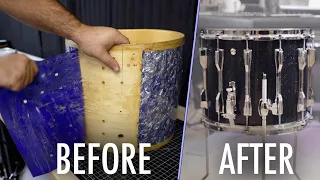 Converting a Marching Snare into a SNOM For @TJHartmanndrums