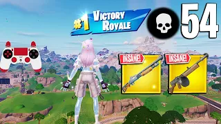 54 Elimination Solo Vs Squads Gameplay Wins (Fortnite Season 2 PS4 Controller)