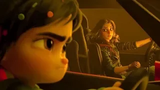 Ralph breaks the internet - Vanellope vs Shank