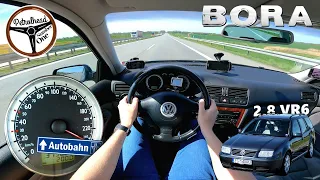 2003 VW Bora Variant 2.8 VR6 | Czy domknie?? V-MAX. 100-200 km/h. Prezentacja i próba autostradowa.
