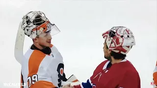 NHL goalie pump up.