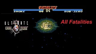 Ultimate Mortal Kombat 3 (Romhack) NES - All Fatalities