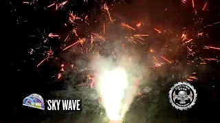 Sky Wave 500g Fan Fountain - Cutting Edge Fireworks