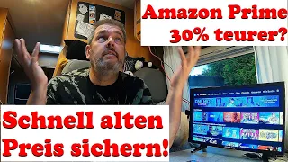 Alten Preis noch schnell sichern! Amazon Prime Preiserhöhung um 30%