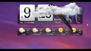 HTC Weather Widget For Win7