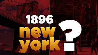 What did New York look like 1896-1901? [4K-Color]