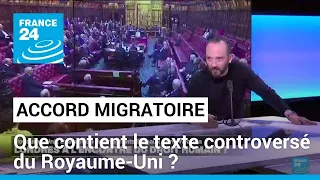 Expulsion des migrants vers le Rwanda : que contient le texte controversé du Royaume-Uni ?