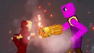 Iron Man vs Thanos (Iron Man Mod) way to defeat Thanos in People Playground 1.11