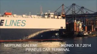 NEPTUNE GALENE arrival at Piraeus Car Terminal