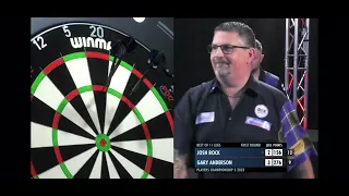 Josh Rock vs Gary Anderson - Players Championship 3 2023 - 1st Round