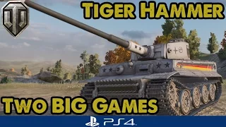 WoT Console - TIGER HAMMER - 2 BIG GAMES - (Xbox/PS4)