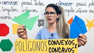 POLÍGONOS CONVEXOS E POLÍGONOS CÔNCAVOS | Prof. Gis/ #04