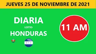 Diaria 11 am honduras loto costa rica La Nica hoy jueves 25 NOVIEMBRE DE 2021 loto tiempos hoy