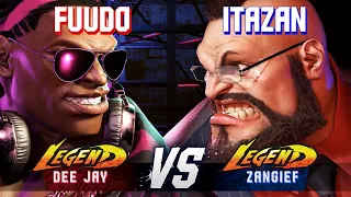 SF6 ▰ FUUDO (Dee Jay) vs ITAZAN (Zangief) ▰ High Level Gameplay