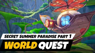 Secret Summer Paradise Quest Part 1 Puzzle  | Genshin Impact 3.8