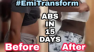 ABS IN 2 WEEKS?! i tried EMI WONG's 15 day lower ab and belly fat burn workout program #EmiTransform