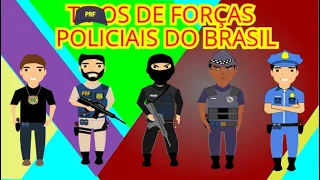 Tipos de policiais do Brasil