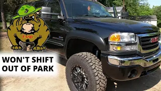 Won't Shift Out OF Park After Hydroboost Install GMC 2500HD