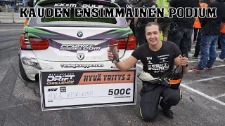 Drifting autoilla Porvoon torille ja kauden eka podium, Keski-Korpi Motorsport