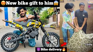 😍Our New bike delivery🔥|🎁New bike gifting to him♥️| fully modified | TTF |