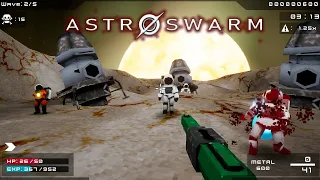 ASTROSWARM - Gameplay [TD/FPS/Action/Roguelite/Sci-Fi]