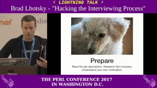 Lightning Talk by Brad Lhotsky - "Hacking the Interviewing Process"