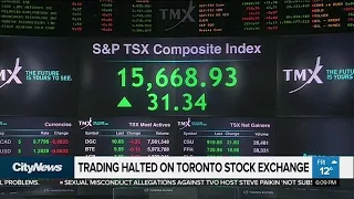 TSX shuts down early due to technical problems