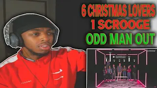 6 Christmas Lovers vs 1 Secret Scrooge | Odd Man Out - REACTION