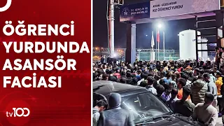 KYK Yurdundaki Asansör Faciasında Çarpıcı Detay! | TV100 Haber