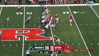 Michigan State blows 24-6 lead in 6 minutes vs Rutgers...