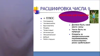 Вебинар ДЕТИ ДВУХТЫСЯЧНИКИ Детская Нумерология От 1 до 9