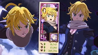 THE MOST *BROKEN* UNIT IN GRAND CROSS HISTORY!!! PURGATORY MELIODAS!! (PvP Showcase) 7DS Grand Cross