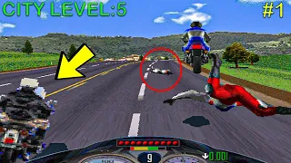 Road Rash Funny Moment ⭐ From 10th Place To 2nd Place Epic Race ! (PC 2021) #1