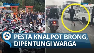 PESTA KNALPOT BRONG di Tawangmangu, Karanganyar, Warga Ngamuk Sweeping dan Pentungi Pengendara Motor