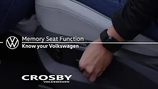 Memory Seat Function: Crosby VW Delivery