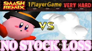 Smash Remix - Classic Mode Gameplay with Magic Hat Kirby (VERY HARD)