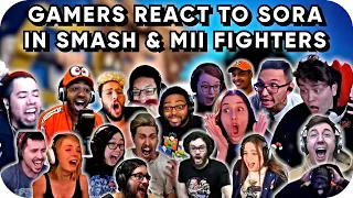 Gamers React To Sora In Smash & Mii Fighters (Compilation)