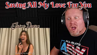 Saving All My Love For You - (c) Whitney Houston | Elaine Duran Covers REACTION