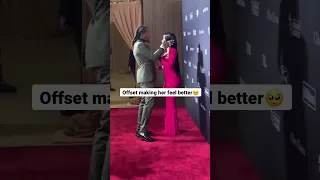 Cardi B saddest red carpet moment #cardib #offset #redcarpet #grammys #music #interview #wap