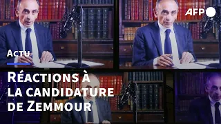 Zemmour : une candidature fraîchement accueillie par ses opposants à Paris | AFP