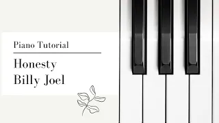 Master 'Honesty' by Billy Joel on Piano like a Pro