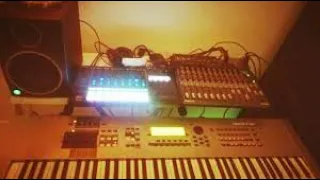 LIVE JAM-WORLDMUSIC-YAMAHA MOTIF 7-ROLAND MC 707- Live electronic , No computer,  Music Deep World