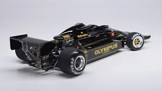 Building a Lotus Type 78 Tamiya F1 1/20 Scale Model Kit