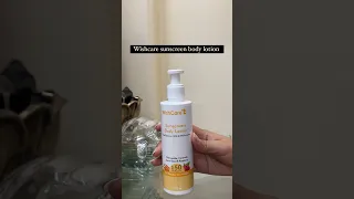 WishCare sunscreen body lotion #wishcare #sunscreen #sunscreenspf50 #skincare #ytshorts #shorts