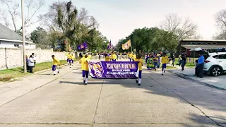 Edna Karr Marching Band || inspireNOLA Parade 2024 || Watch in 4k!