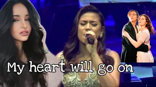 Music student reacts to @MorissettePH  My heart will go on / WOW