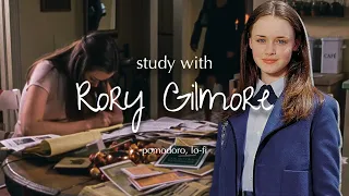 Study With Rory Gilmore | Pomodoro Timer, 3 Sessions | Aesthetic Lo-fi Music Playlist