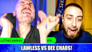 "YOU'RE SO DELUDED IT'S UNREAL!" LAWLESS VS DEE GO AT EACH OTHER AGAIN! Race For Europe Clip